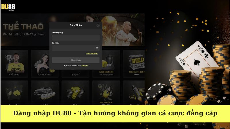 Hướng dẫn đăng nhập DU88
